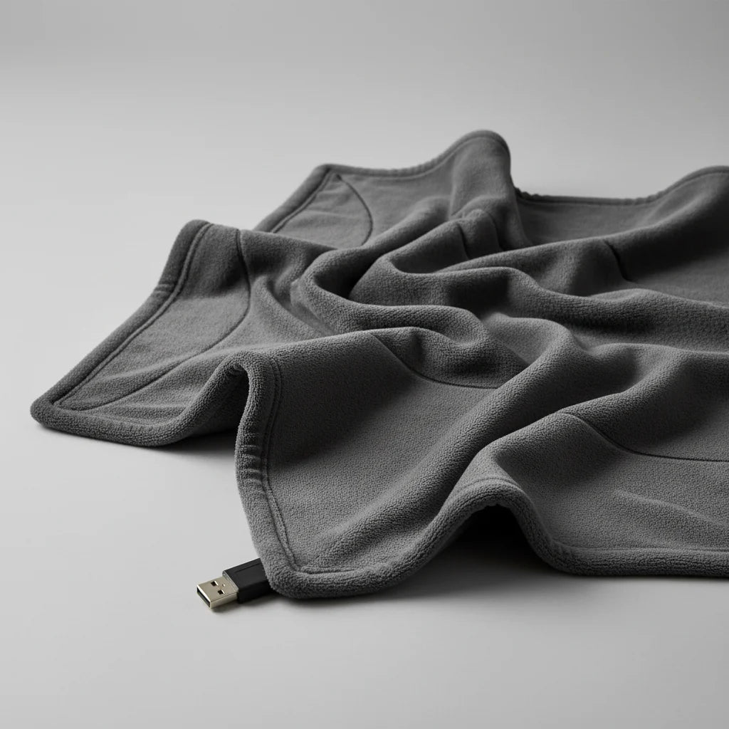 Couverture Chauffante Électrique 9 Zones | Plaid Chauffant 60°C Lavable